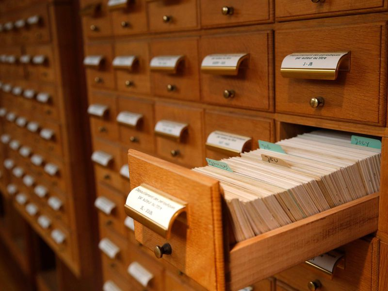 card catalog